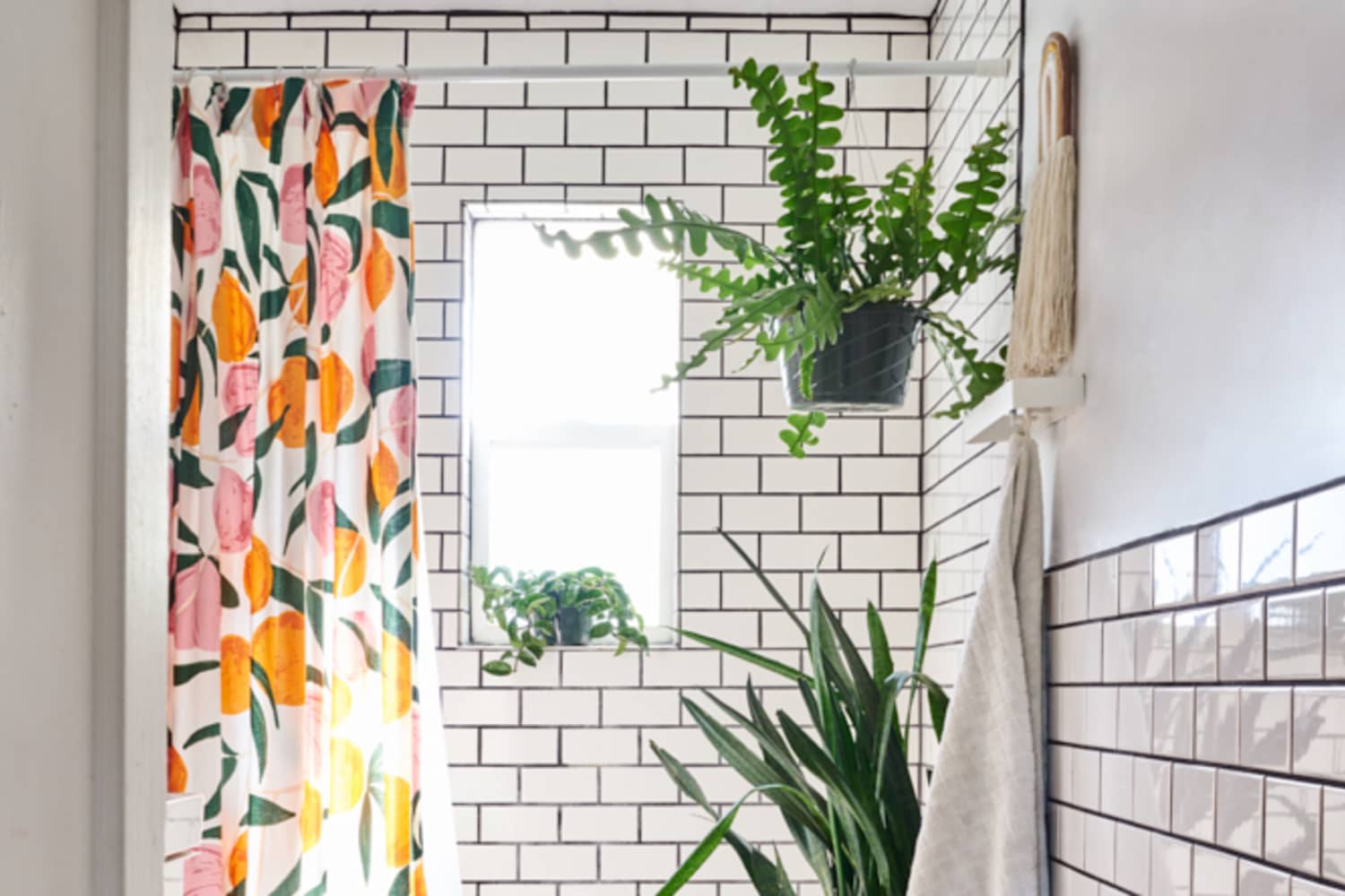 Brooklinen's New Shower Curtain Will Make Your Bathroom More Cheery